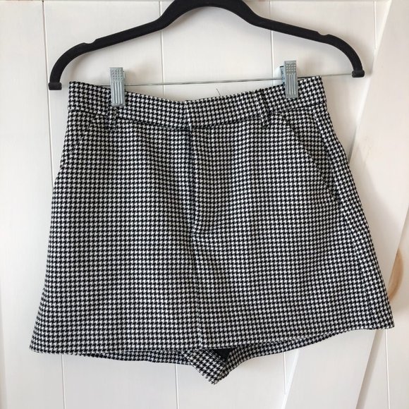 NWT - Zara Houndstooth Miniskort - Picture 5 of 5